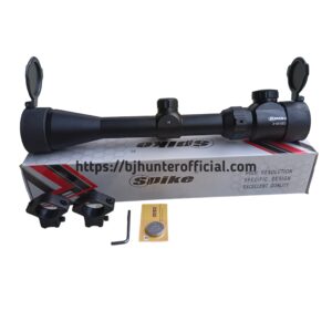 Teleskop Spike 3-9x40 EG tutup reticle HK MERAH